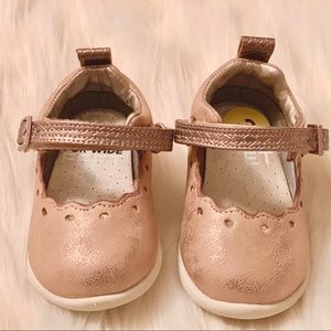 Infant girls Abigail Mary Jane Flat shoes.